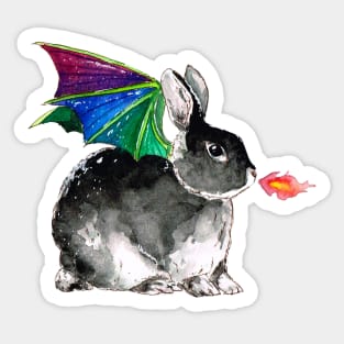 Dragon Bunny Sticker